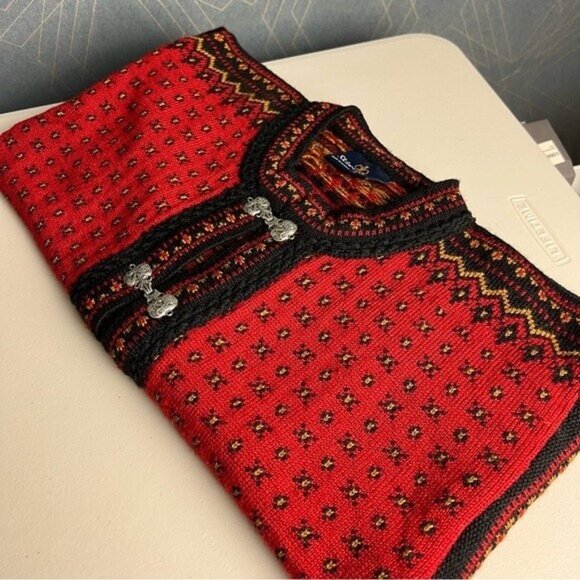 SKJAEVELAND of NORWAY Wool Cardigan Sweater - Picture 13 of 14